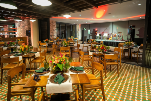 Espaço de almoço de Natal do Grand Hyatt Rio de Janeiro