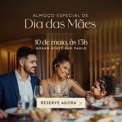 Banner promocional do restaurante de dia das mães do Grand Hyatt São Paulo
