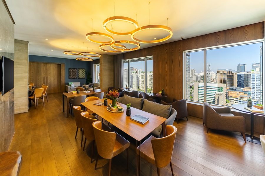 Sala de reunião em persectiva
